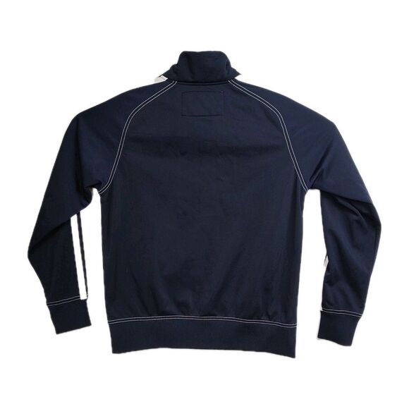 American Eagle Full-Zip Jacket Men's M Navy Blue Varsity-Style Logo Long Sleeves - Picture 2 of 10